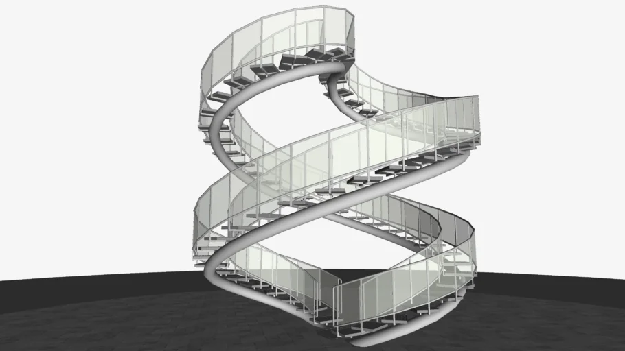 Endless spiral staircase