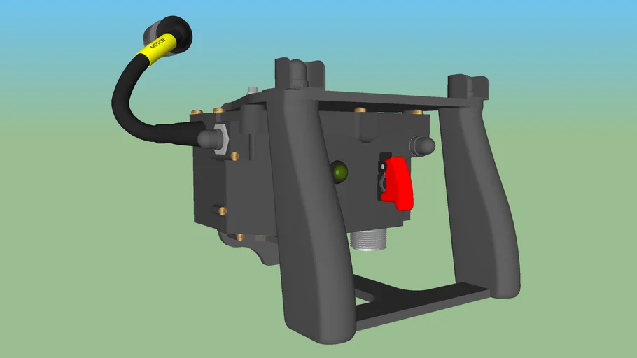 M134D Ti GCU & Spade grip