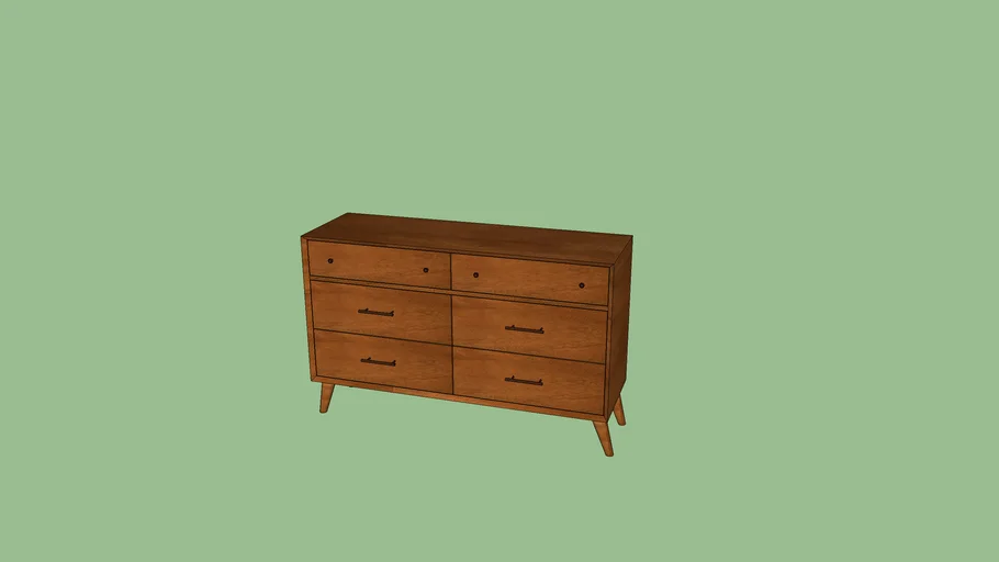 Living Spaces - Alton Cherry Dresser