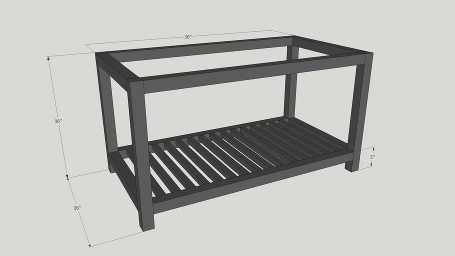 Custom Iron Coffee Table Base