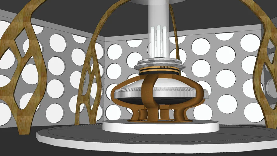 John Hurt's Tardis from 50th