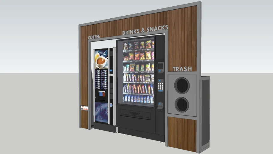 Vending Machine Station - Coffee & Snack