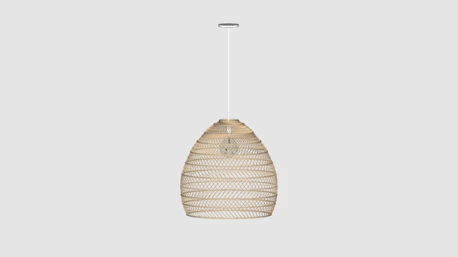 Wicker Pendant Light