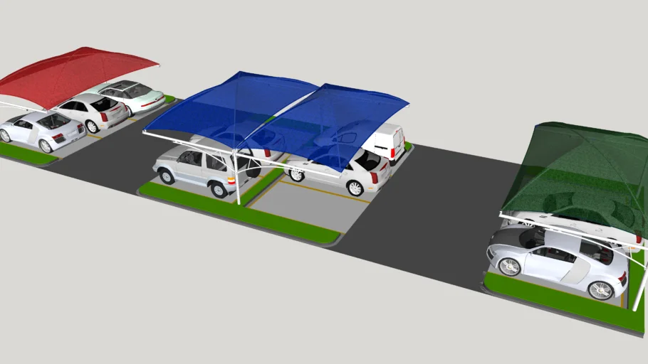 Sombreador "para estacionamento"