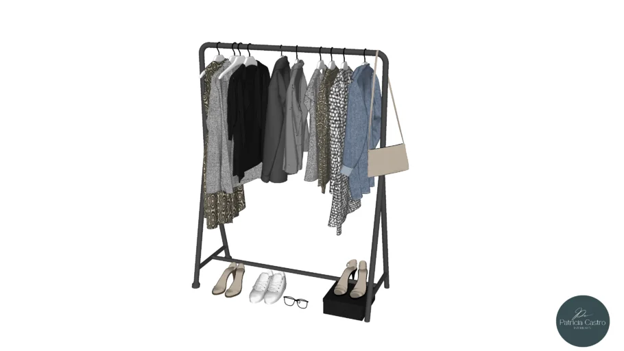 Arara de roupas 