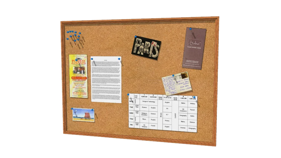 Pin board