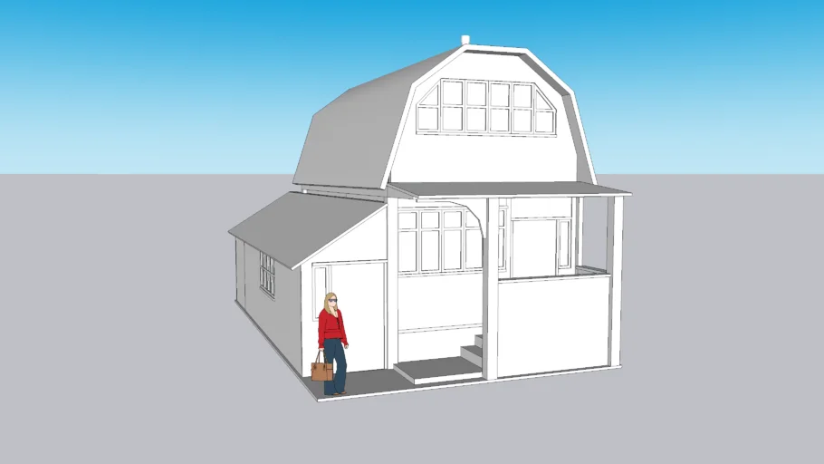 Дачный дом / Sketch of a country house