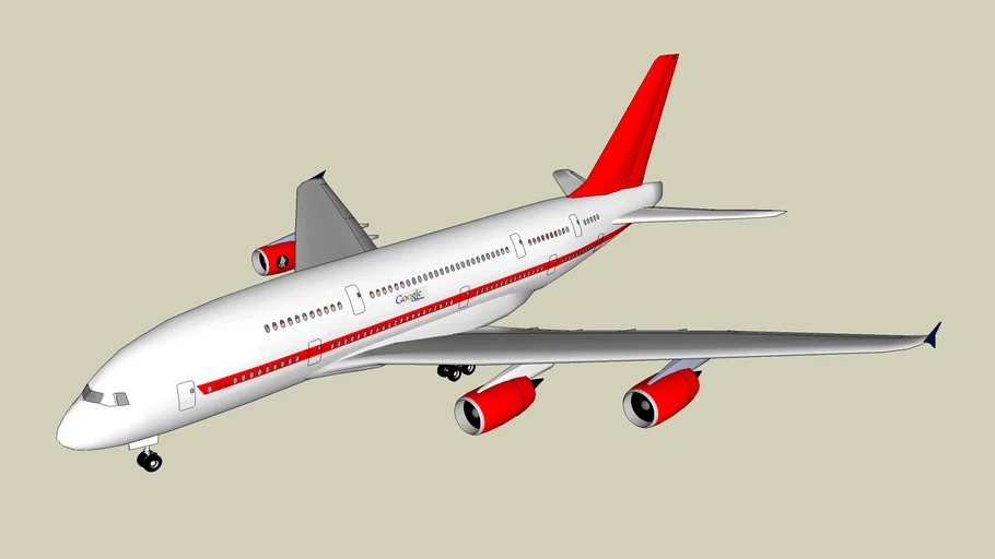 Google Airlines Airbus A380-800
