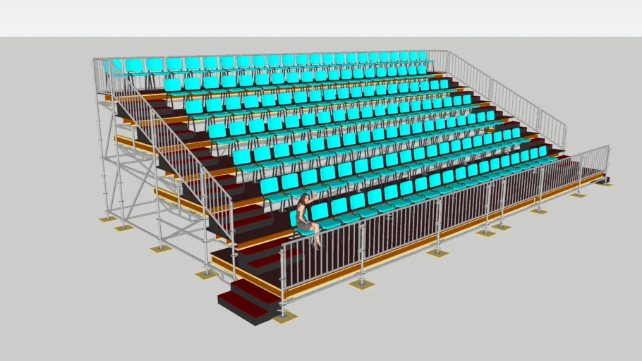137 seats Grand Stand