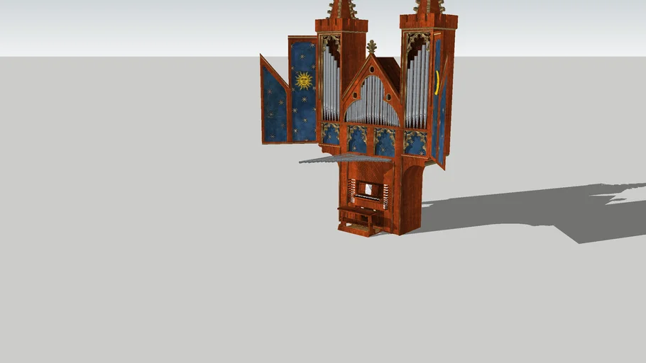 Updated Iberian-Style Pipe Organ