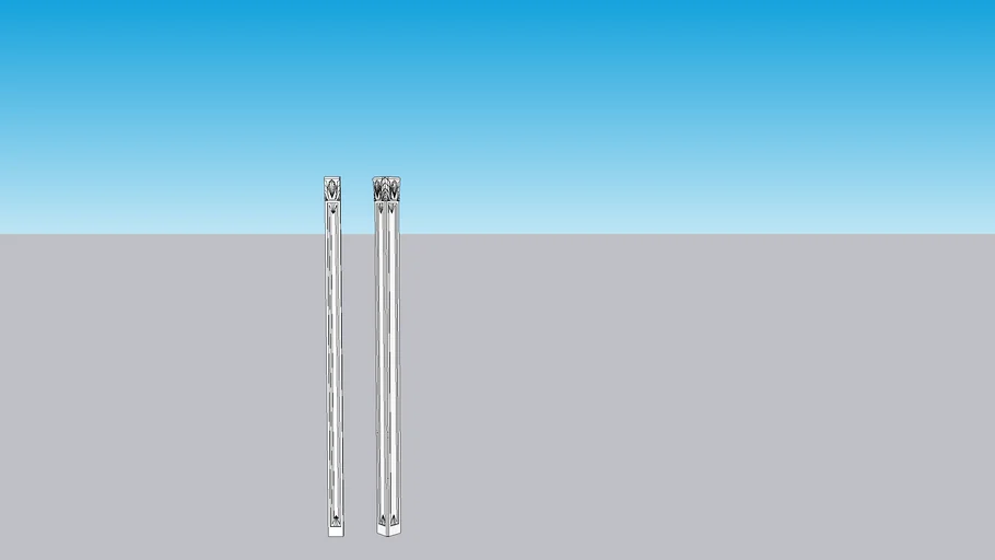 Art Deco Pillaster