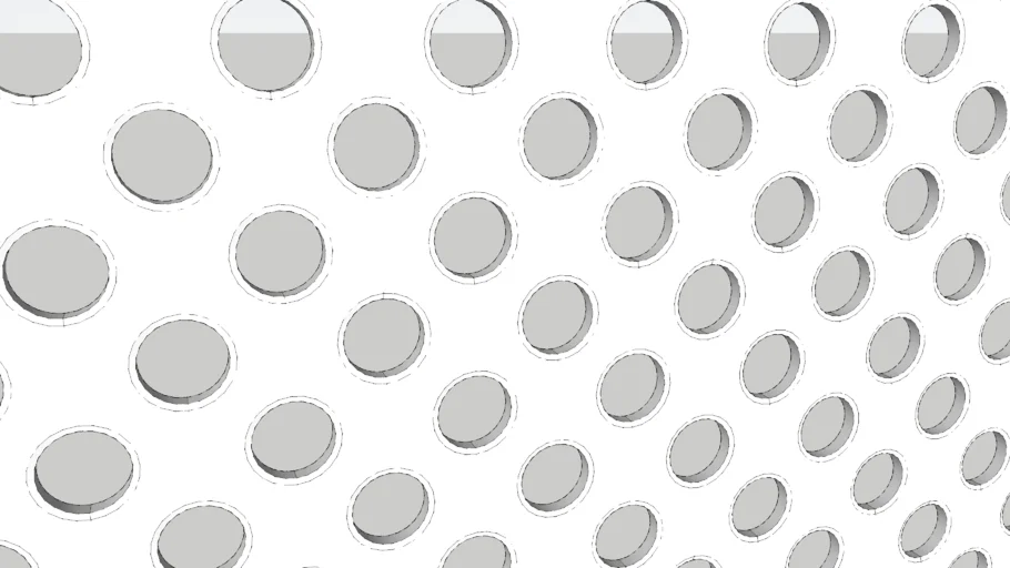 Round hole Punched Mesh