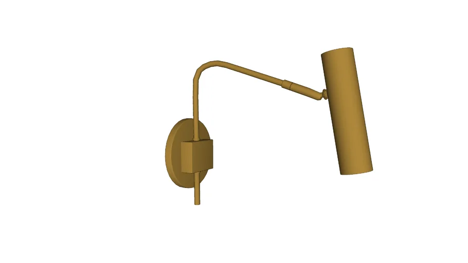 ARANDELA 22X12X30CM METAL DOURADO CHAMPANHE - PORTOFINO AR2081