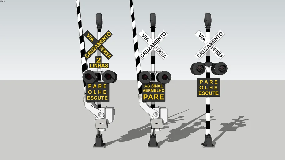 Brazillian US&S and GRS Classic Grade Crossing signals