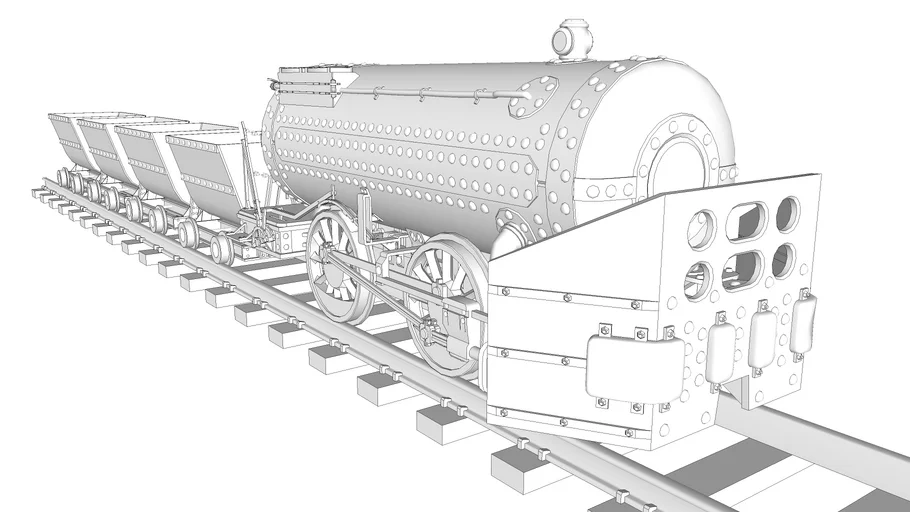 Fireless Locomotive | 3D Warehouse