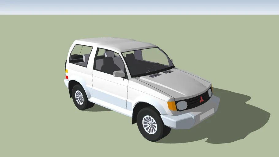 white mitsubishi suv 929KB