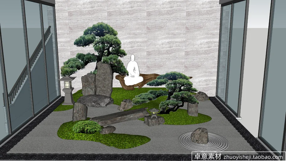 日式庭院景观