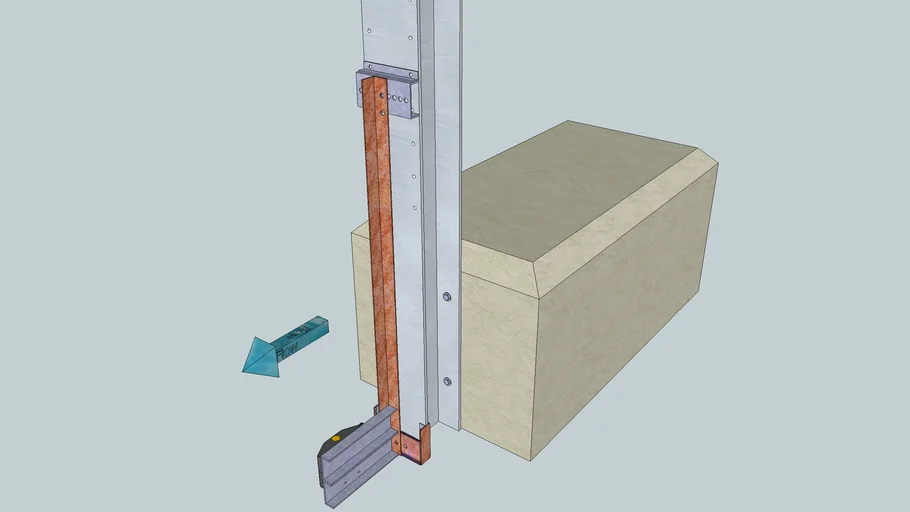 Concrete Mounted ADVM | 3D Warehouse