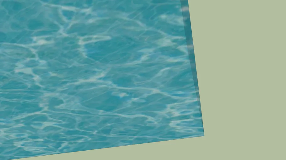 water inside the glass cube