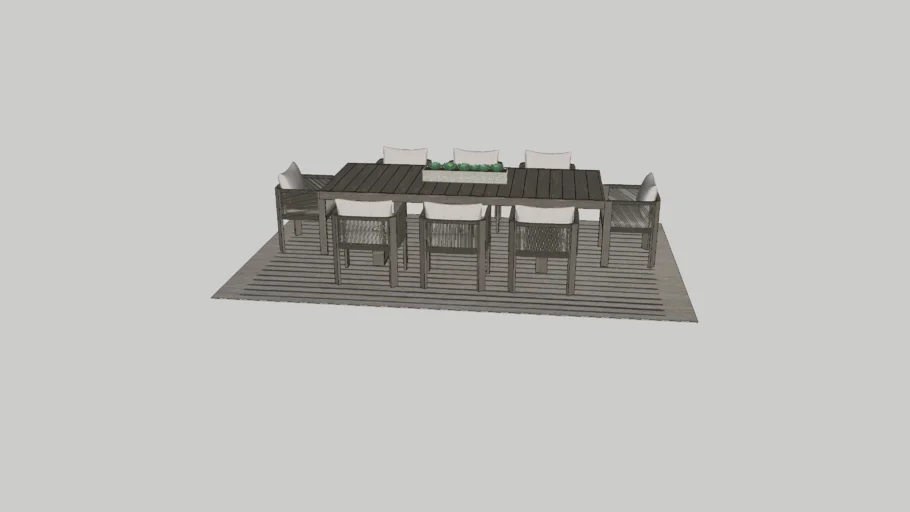 outdoor dining set