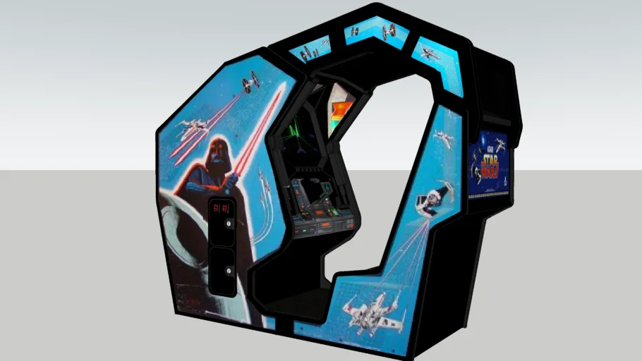 Star Wars arcade game cockpit style A