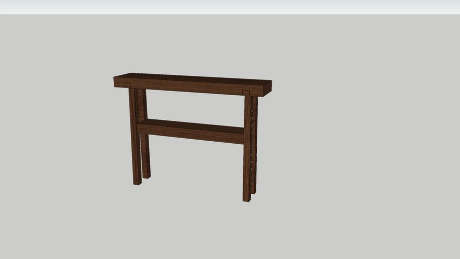 West Elm Rustic Acacia Console