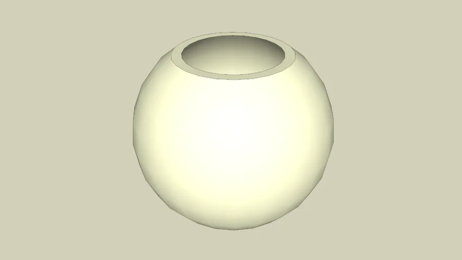 round vase
