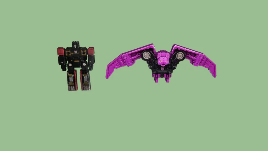 Siege - War for Cybertron Rumble & Ratbat 2D-3d figures