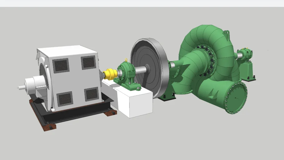 Turbina Francis Dupla