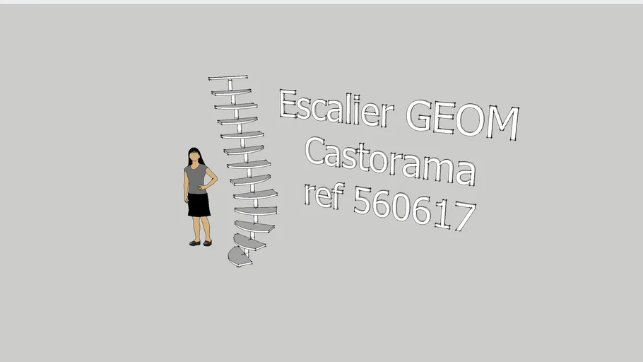 Escalier GEOM Castorama