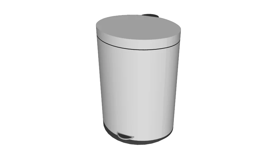 Stainless+Steel+Pedal+Bin.skp