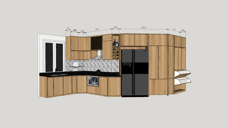 Kitchen 01 | 3D Warehouse