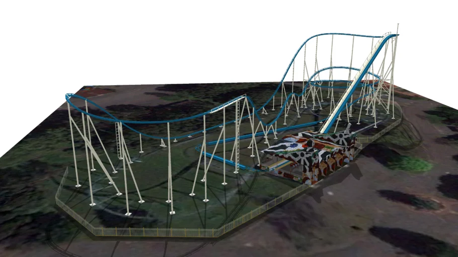 Planos De Montaña Rusa Coaster Express | Montaña Rusa | Parque