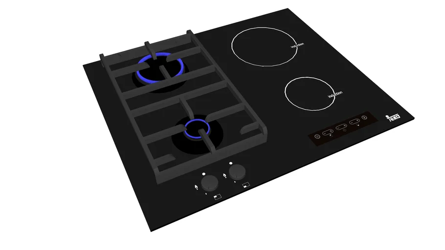 Placa de inducción y gas - Induction and gas hob