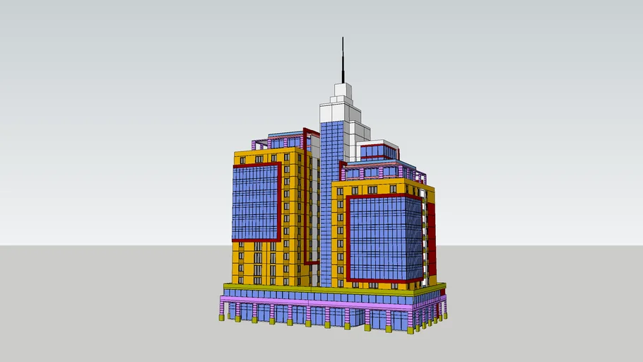 highrise building office, appartment