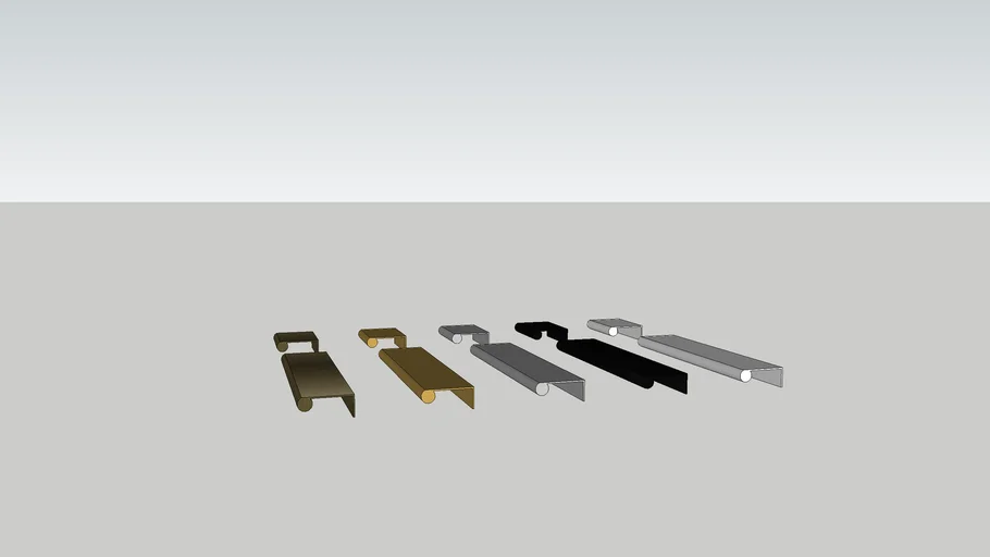 Richelieu Contemporary Metal Edge Pull