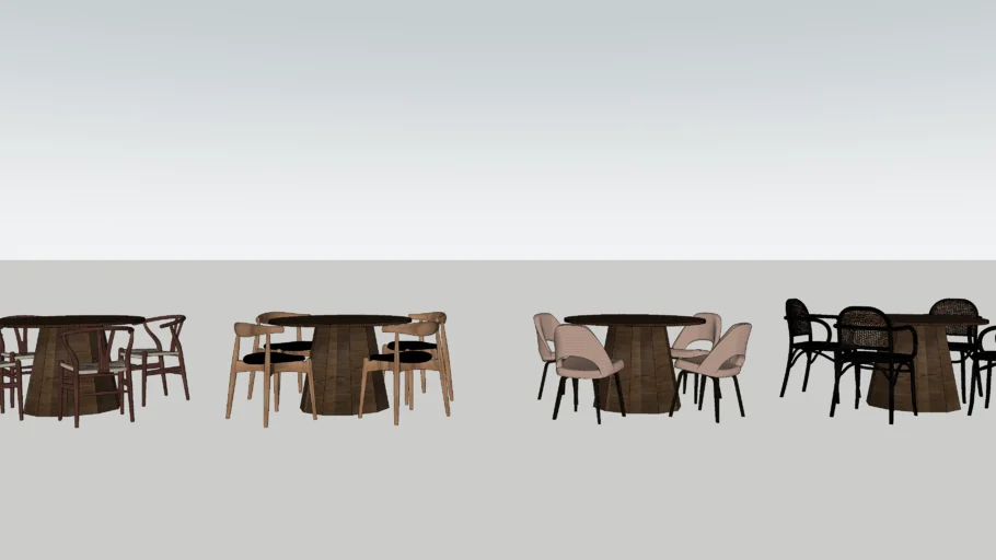 Mushroom Dining Table Set