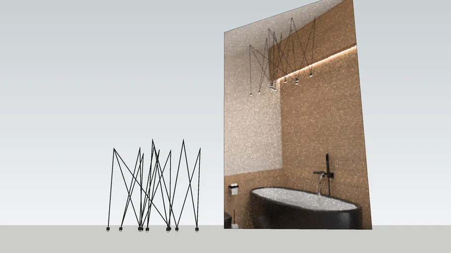 modern chandelier