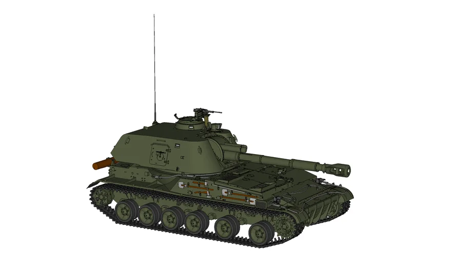 【War Thunder】2S3M 3D MODEL