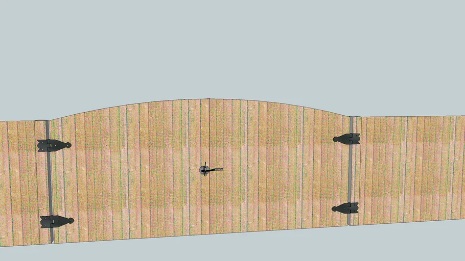 Fence with gate