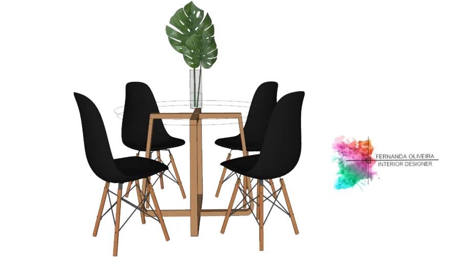 Mesa redonda Vray