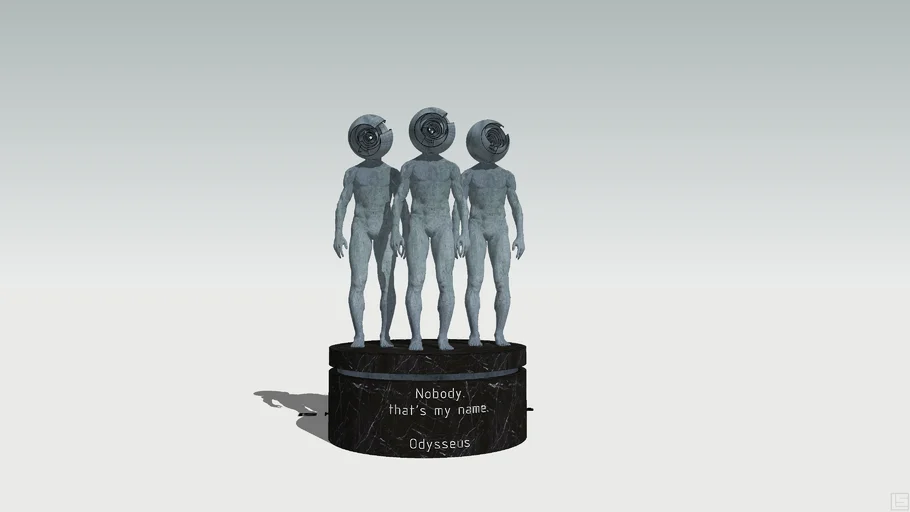 Modern Cyclops Sculpture
