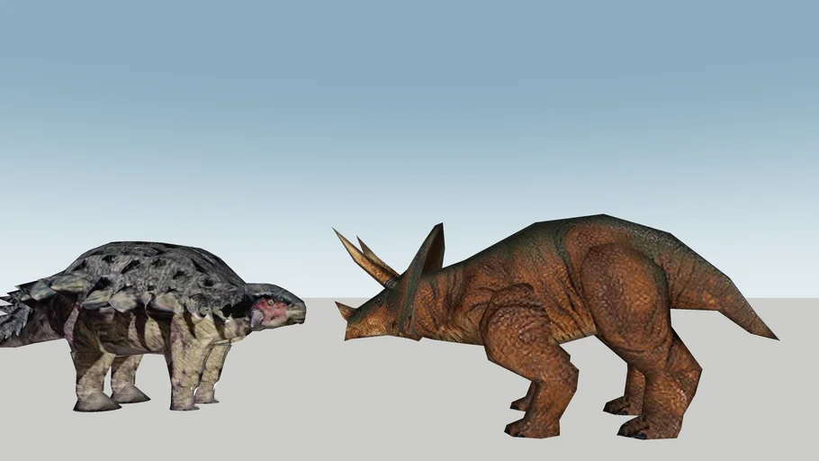 triceratops vs ankylosaurus