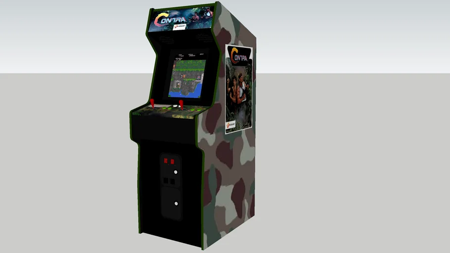 Contra arcade game Style B