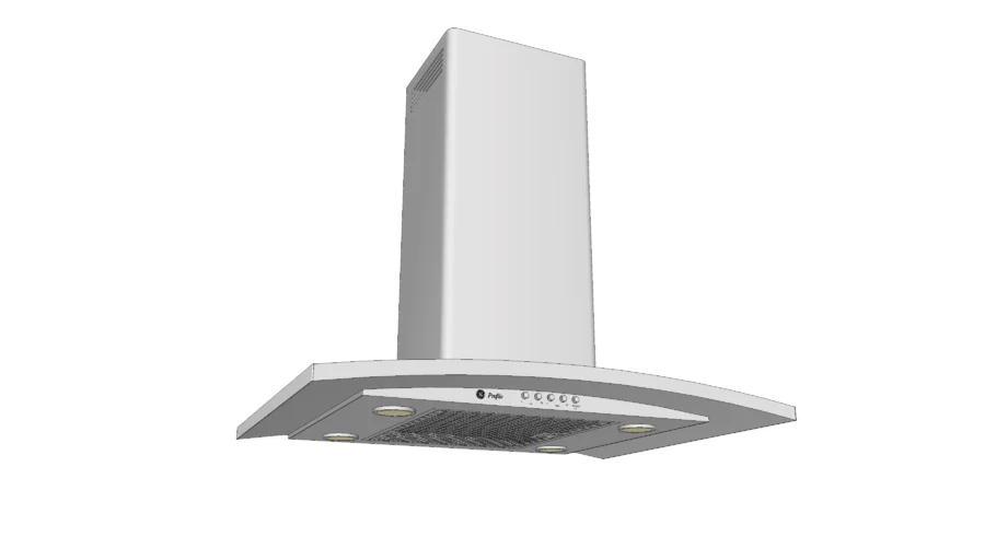 GE Profile™ 36" Island-Mount Chimney Hood