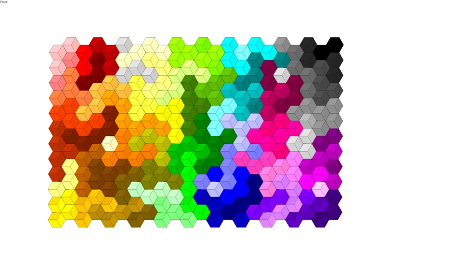Wall+Panelling+HEXAGON+PARTITION+COLOURFUL+WALL DECORATION