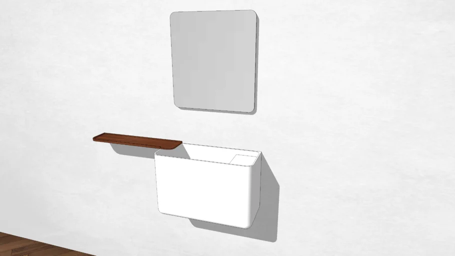 Lavamani Wall Hung Washbasin by Roger Sellers
