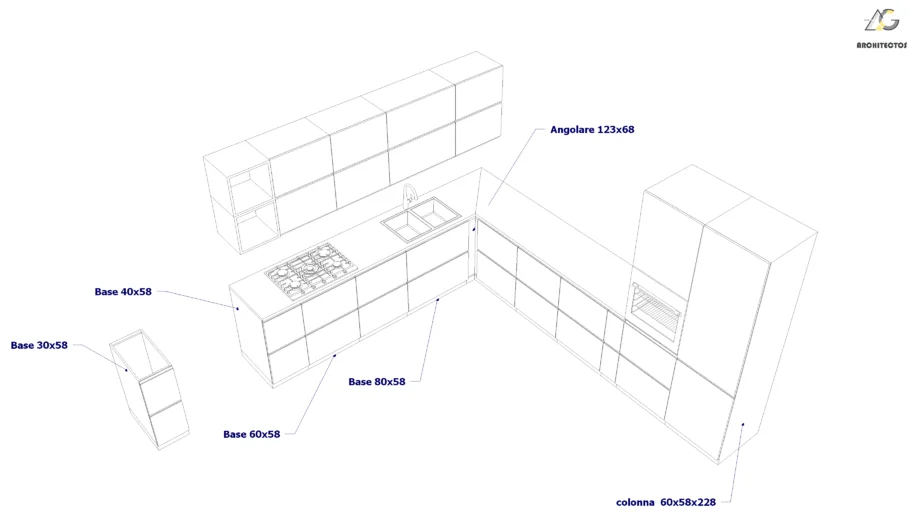 kitchen modules | 3D Warehouse