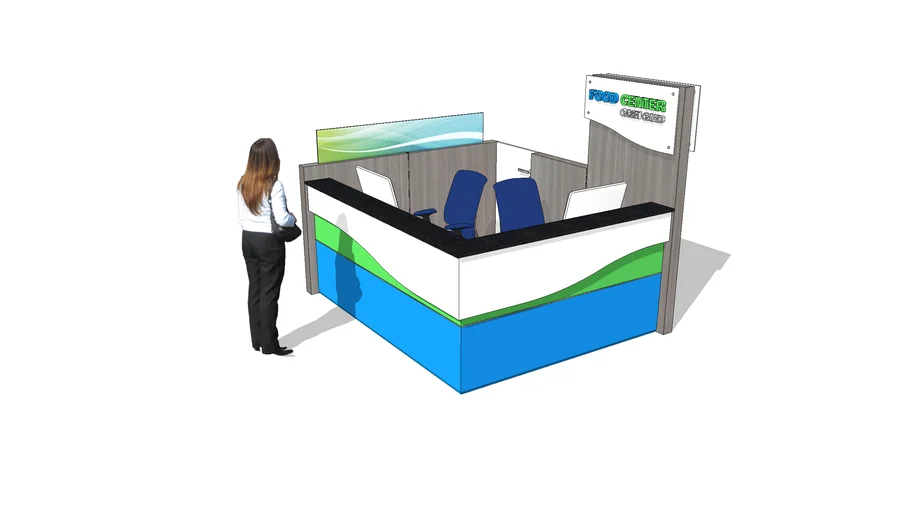 CASH CARD COUNTER | 3D Warehouse