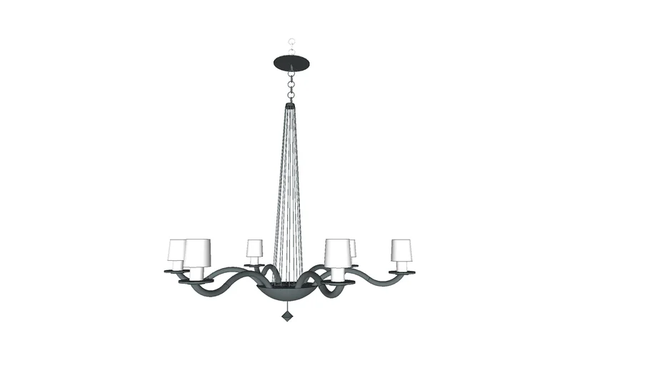Chandelier, clean and simple